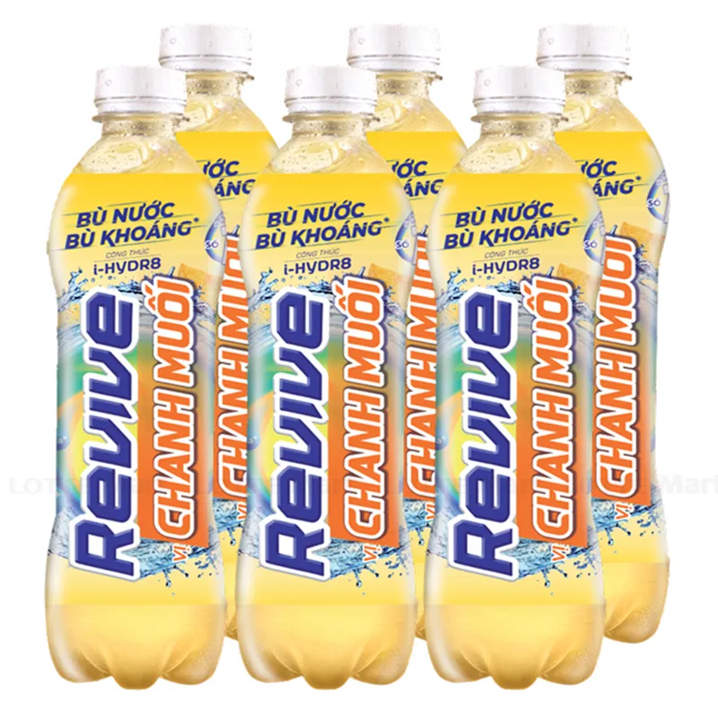 Nước Uống Revive Chanh Muối Lốc 6 Chai 390ml