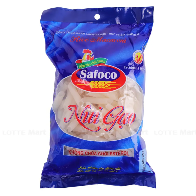 Nui Gạo Ống Xéo Safoco Gói 400g