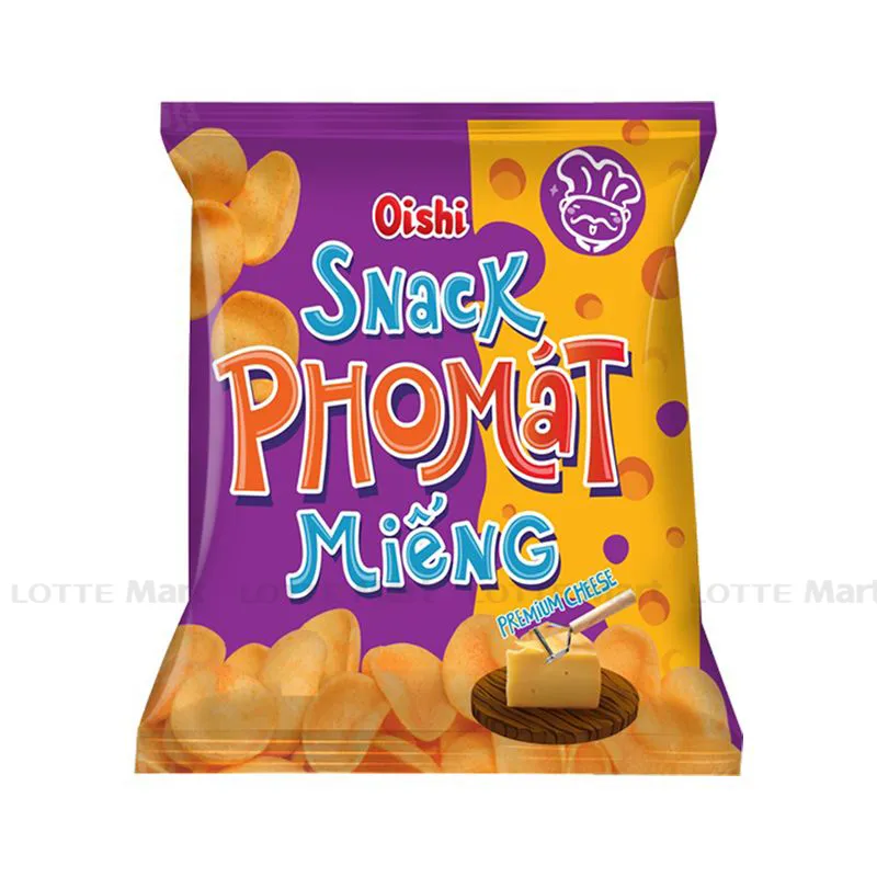 Snack Oishi Pho Mát Miếng 32G