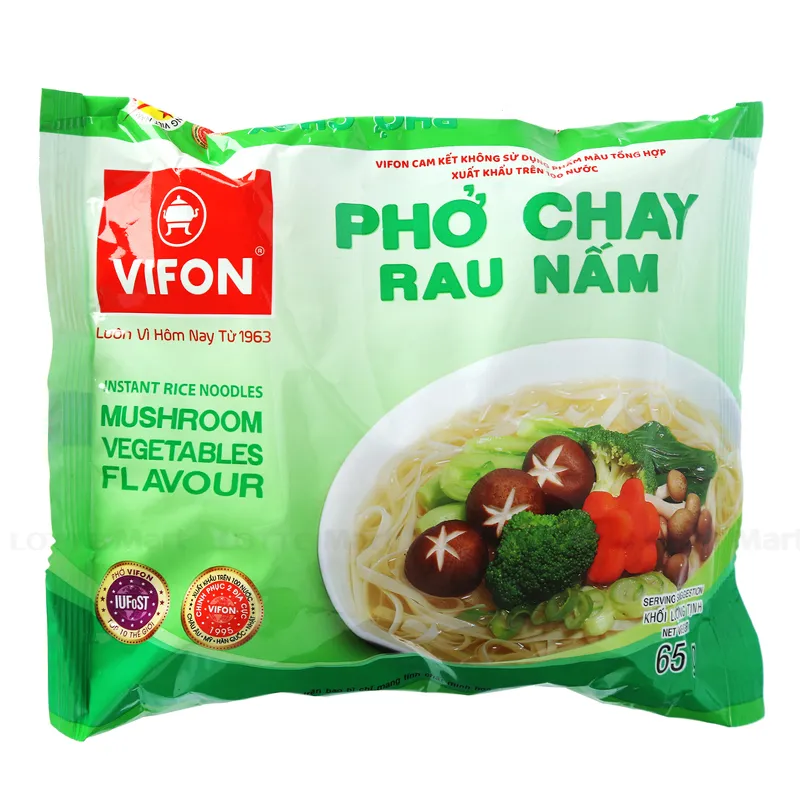 Phở Vifon Chay Rau Nấm 65G