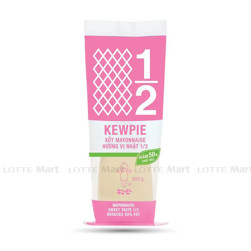 Xốt Mayonnaise Kewpie Hương Vị Nhật Giảm Cân Keto Ít Béo Chai 300g