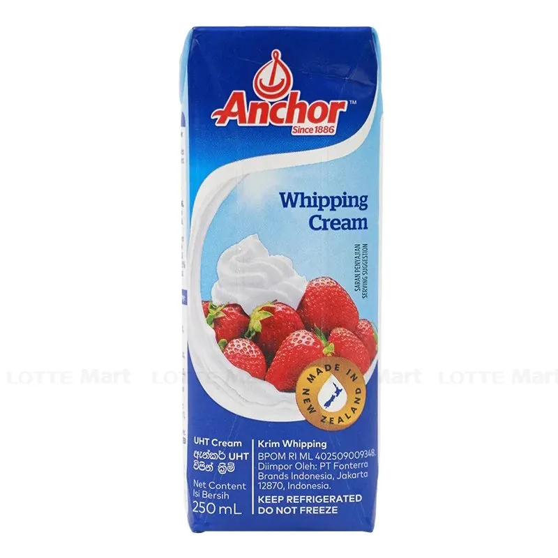 Kem Sữa Béo Whipping Cream Anchor Hộp 250ML